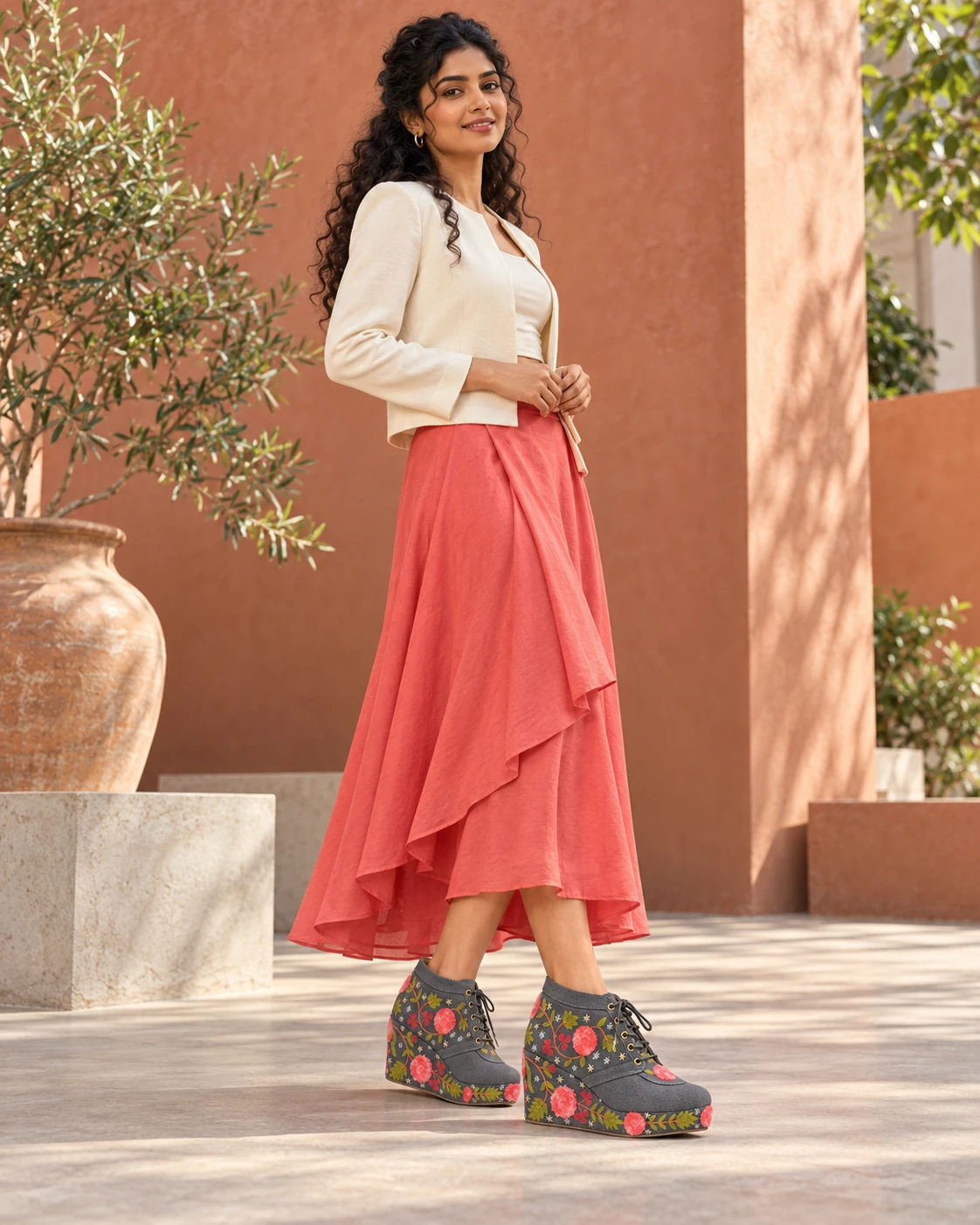 Gul-e-Shab Platform — ONYX · ROSE EMBROIDERY